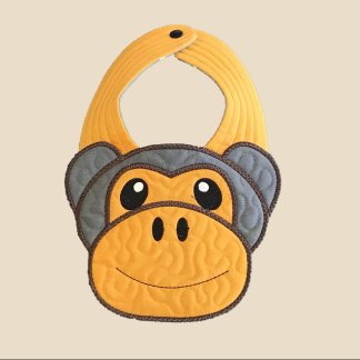 Bavoir tête de singe