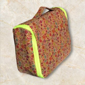 sac tissu de liège motifs floraux vue de côté