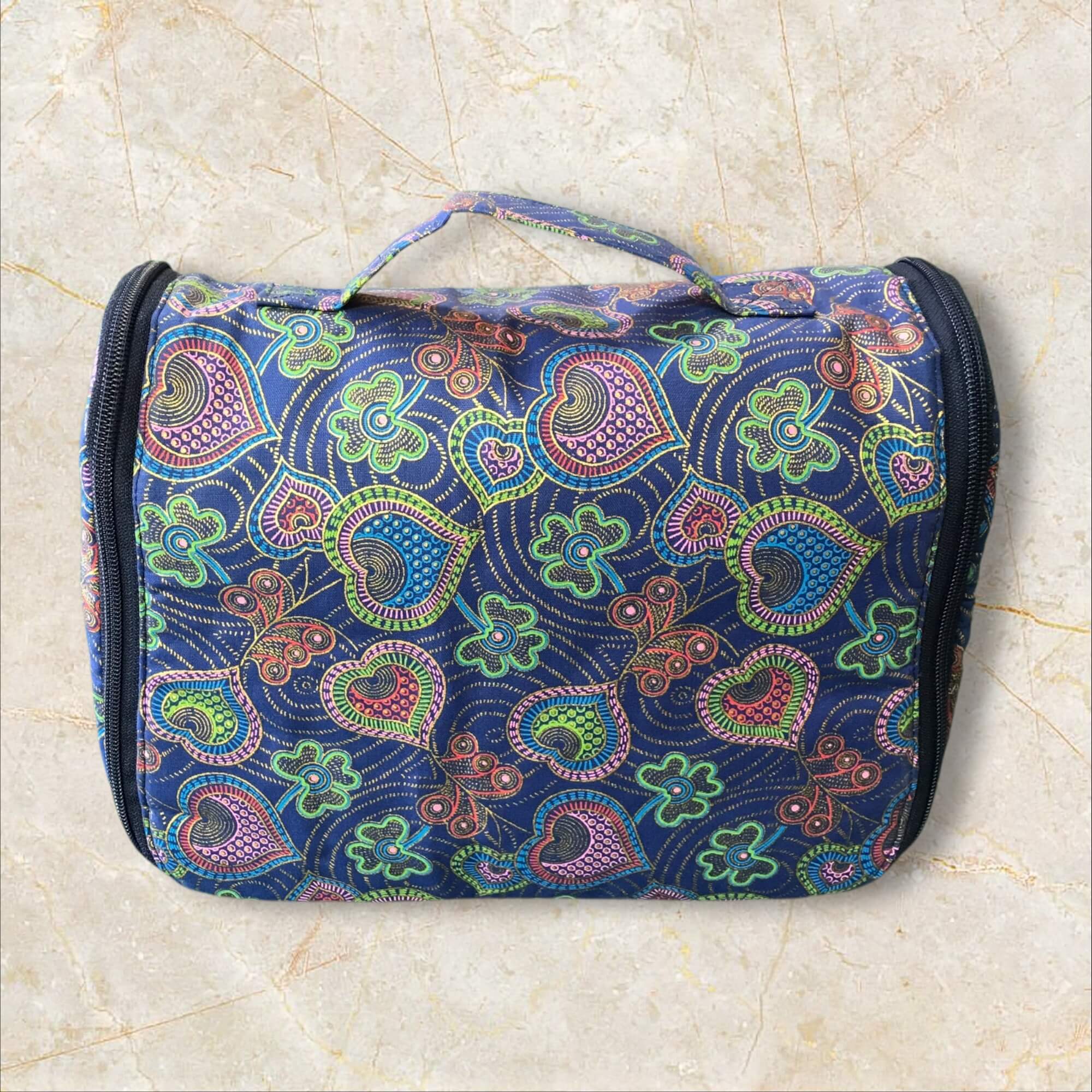 sac bleu vue de face