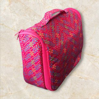 sac de toilette rose